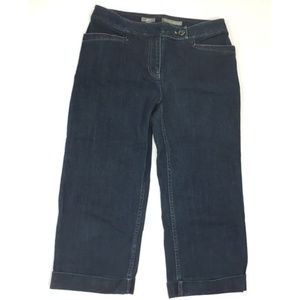 J Jill Genuine Fit Below Waist capri jeans (C358)